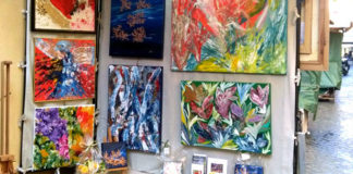 Un atelier a cielo aperto a Frascati con i pittori di via Margutta artuso_opere_via_margutta