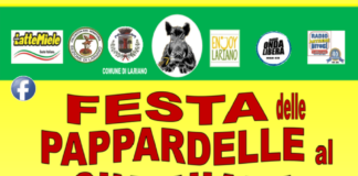 Lariano, torna Festa delle Pappardelle al Cinghiale locandina