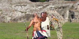 Legionari di Atmosfere del Mondo Romano Antico protagonisti all’Anfiteatro Severiano antico_borgo_romano