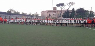 Memorial Stefano Furlani chiude stagione della Vivace striscione