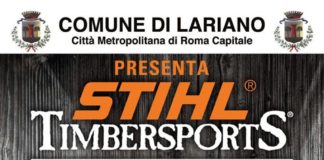 Tempo di StihlTimbersports a Lariano locandina
