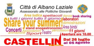 CastelliinFestival ad Albano dal 26 Luglio al 5 Agosto locandina