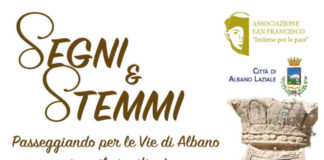 Segni & Stemmi per le vie del centro di Albano manifesto