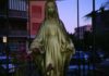 Atto vandalico contro statua Madonna in Piazza Europa a Marino madonna