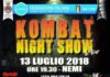 Sbarca a Nemi il Kombat Night Show kombat