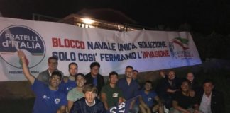 Diciotti, Fdi in piazza critica Salvini fdidiciotti