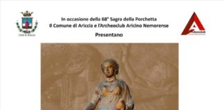 Ariccia, iniziative Archeoclub per la Sagra della Porchetta locandina