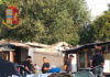 Viale del Foro Italico, controlli Polizia di Stato al campo nomadi
