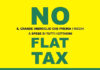 No Flat Tax, evento con Gualtieri a Monteporzio locandina