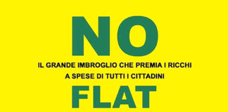 No Flat Tax, evento con Gualtieri a Monteporzio locandina