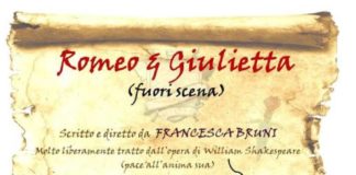 Romeo e Giulietta (fuori scena) al teatro Trastevere locandina