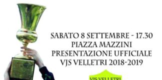 Tacconi ospite presentazione Vjs Velletri Manifesto