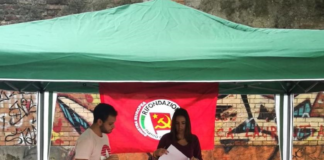 Prc Castelli, “Dalla parte dei cittadini contro l’incuria” banchetto_prc