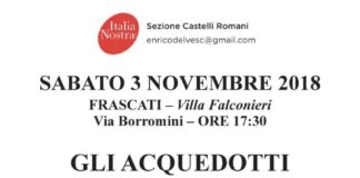 Italia Nostra Castelli a Villa Falconieri locandina