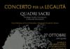 Concerto per la legalità a Roma locandina