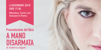 Genzano, Federica Angeli presenta il suo A mano disarmata amanodisarmata