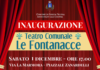 Rocca Priora si inaugura il Teatro Le Fontanacce inaugurazionefontanacce