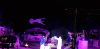 Folla di visitatori al presepe vivente di Ariccia