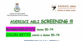 Castelli Romani, lo screening salva la vita screening