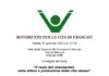 Movimento per la Vita, convegno sul volontariato a Frascati locandina