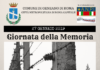 Il 27 Gennaio 2019 si celebra la Giornata della Memoria memoria