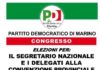 Congresso Pd, a Marino si vota il 20 Gennaio locandina