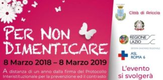 Castelli Romani contro la violenza sulle donne locandina