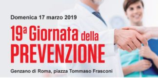 A Genzano la giornata della prevenzione sanitaria locandina