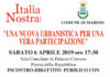 Convegno sull’Urbanistica a Marino locandina