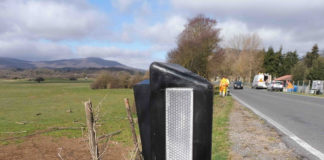 Iniziata l’installazione dei catarifrangenti sulle strade del Parco catarifrangenti