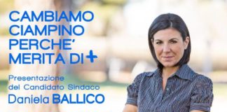 La presentazione della candidatura della Ballico a sindaco di Ciampino presentazione_ballico