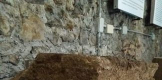 Frascati, ritrovato capitello jonico durante gli scavi Acea capitello