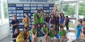 3T Frascati, i giovani del nuoto protagonisti a Frosinone 3t_frascati_podio_bimbi