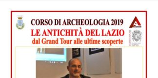 Corso di archeologia dell’Archeoclub Aricino Nemorense locandina