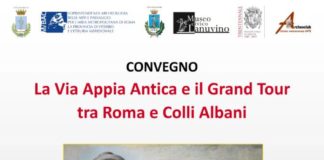 Convegno sulla Via Appia e il Grand Tour ad Ariccia locandina