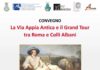 Convegno sull’Appia Antica e il Grand Tour ad Ariccia locandina