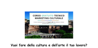 Corso tecnico marketing culturale locandina