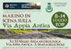 A via Marino in scena sulla via Appia Antica manifesto