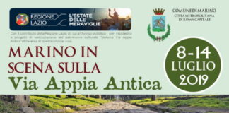 A via Marino in scena sulla via Appia Antica manifesto
