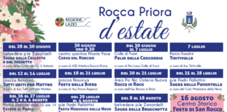 Al via l’edizione 2019 di Rocca Priora d’Estate programma
