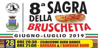 A Cancelliera torna la Sagra della Bruschetta bruschetta