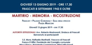Convegno sulla consulta per la Medaglia d’Oro a Frascati locandina