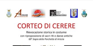 Corteo di Cerere alla Sagra della Porchetta di Ariccia locandina