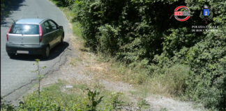 Scarico illecito rifiuti a Rocca Priora punto_grigia