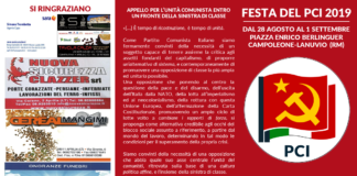 Apre la Festa Comunista di Lanuvio Campoleone