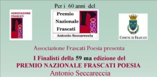 I finalisti del 59 Premio Nazionale Frascati Poesia finalisti