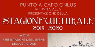 Punto a Capo Onlus presenta la nuova stagione locandina