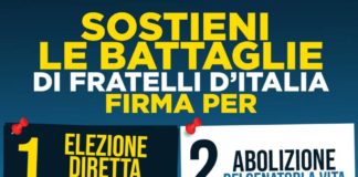 Ad Albano raccolta firme di Fratelli d’Italia raccolta_firme_fdi