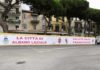 Albano, incivile imbratta striscione dedicato a Papa Francesco striscione_papa_francesco_albano