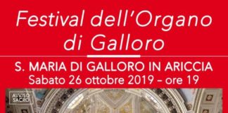 Sabato 26 ottobre torna il Festival dell’Organo di Galloro galloro_sfaccendati_ottobre_2019